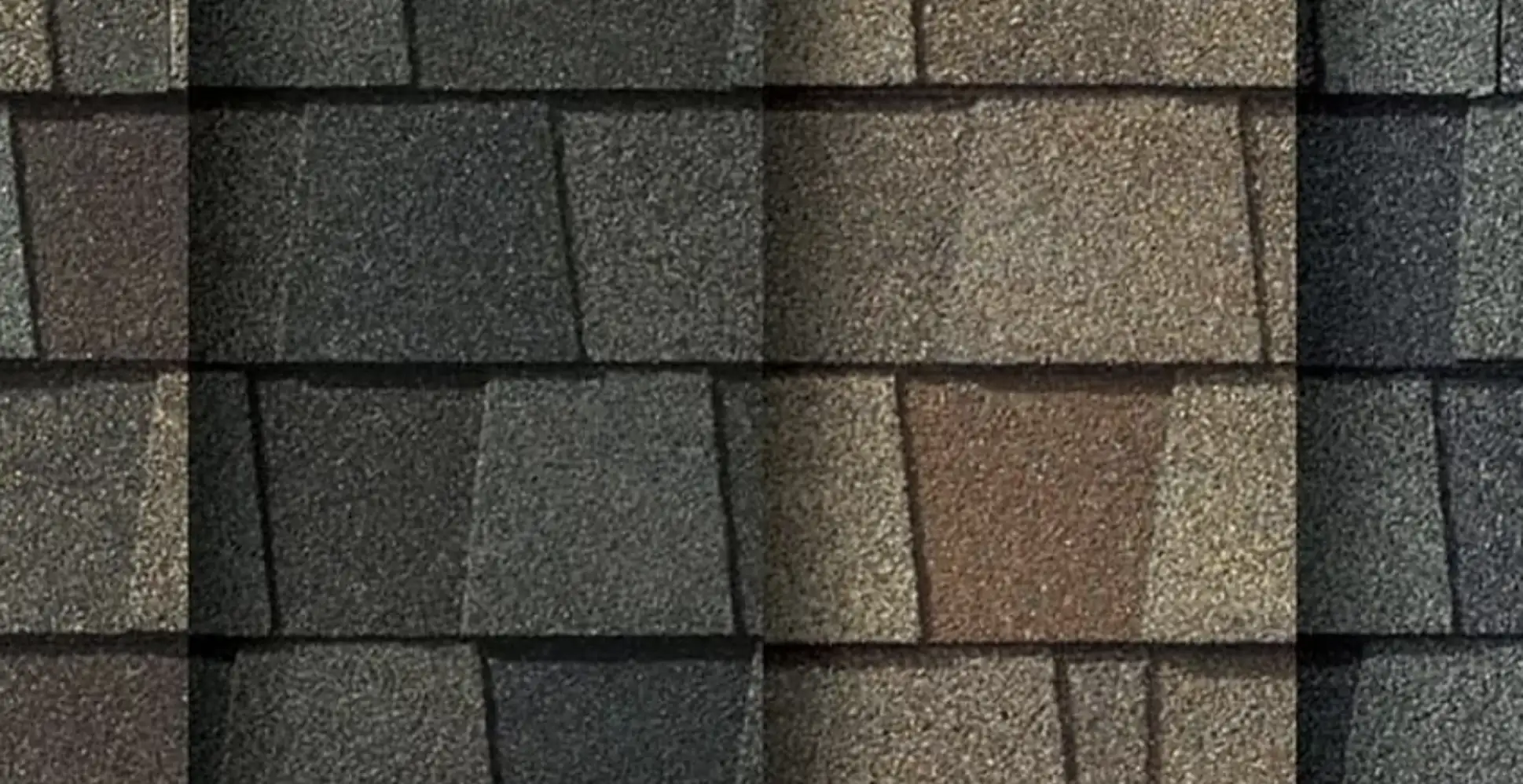 house roof with gray architectural roof shingles