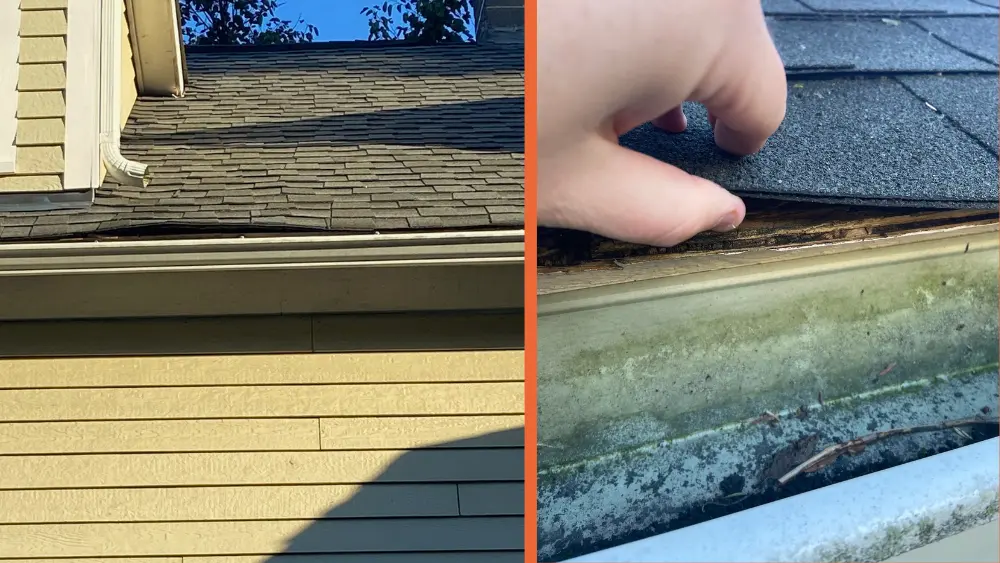 roofing fascia rot no drip edge installed