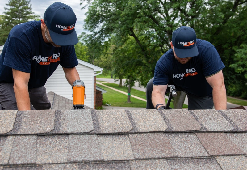 crew repairing roof in downers grove il