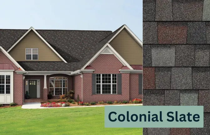 Colonial Slate Owens Corning color roof