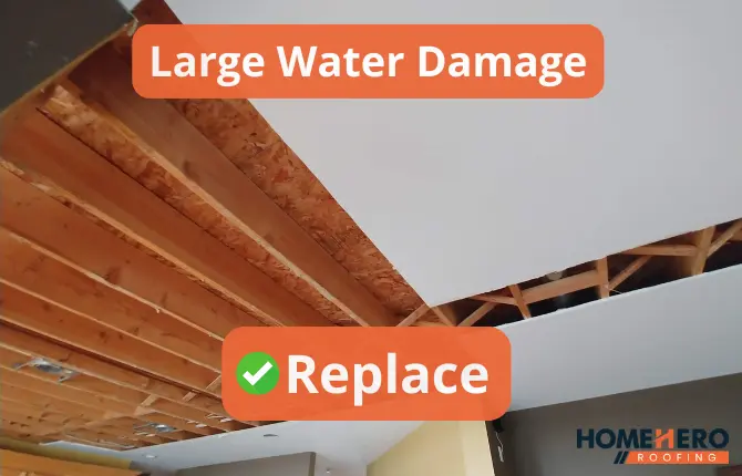 major water leak inside home