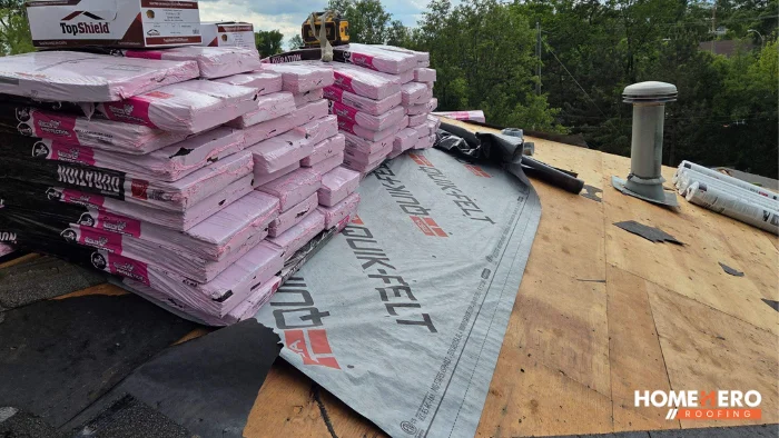 pricing roof sheathing decking replaced