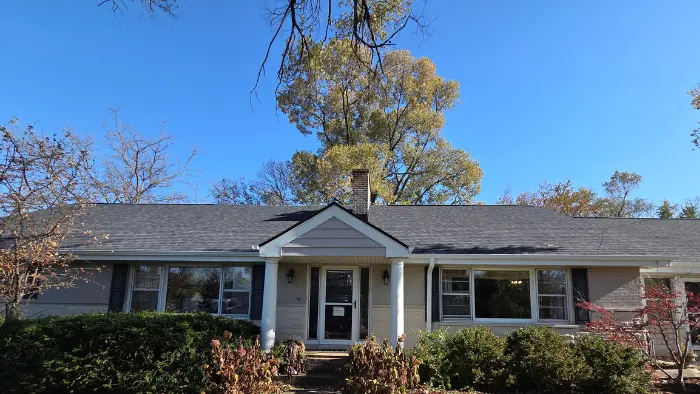 Asphalt roof replacement on a home in La Grange Illinois