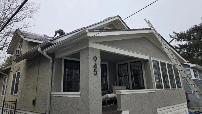 Roofing work completed on a home in Lisle Illinois
