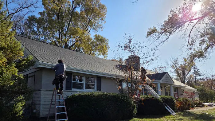 Residential roofing completed on a home in La Grange
