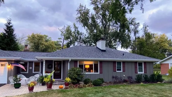 Roof replaced on a home in Naperville Illinois
