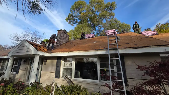 Roof replaced on a home in La Grange Illinois
