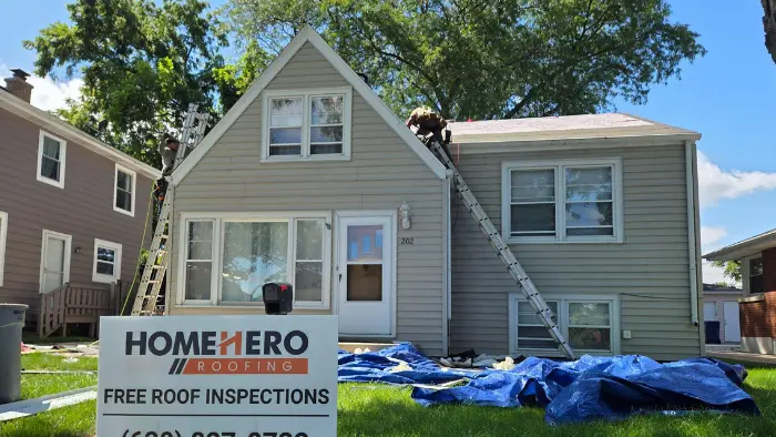 roofing work villa park il