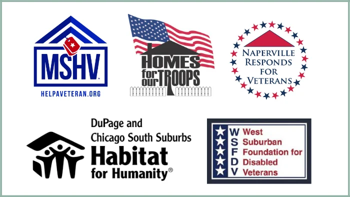 homehero roofing donation local veterans charity